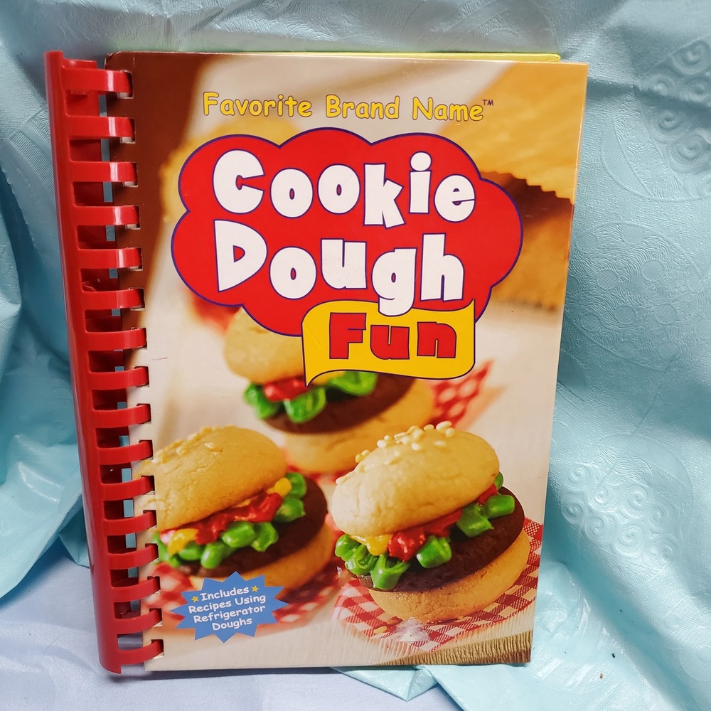Favorite Brand Name Cookie Dough Fun Cookbook Spiral Bound Recipes Kids Baking
